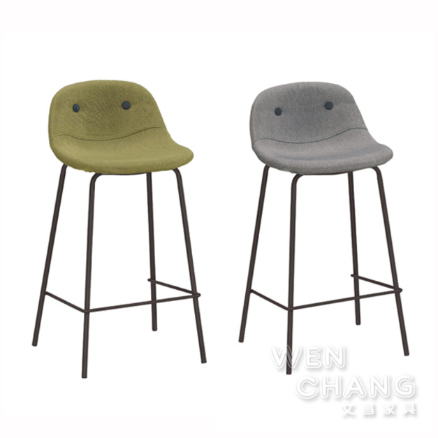 [特價] 文青風格 梅維斯吧台椅高版 亞麻布版 三色 ST068CS
