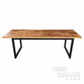 訂製品 LOFT工業風 做舊 拼接 棧板餐桌 CU095_1
