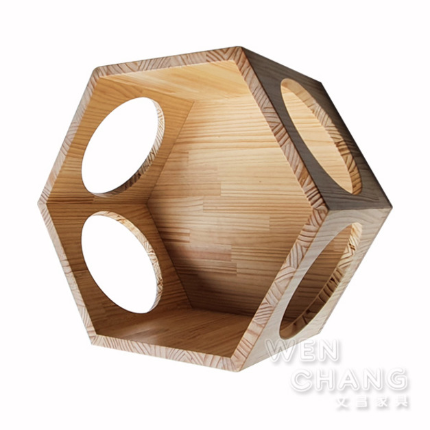 訂製品 實木 六角造型貓跳台 貓箱 貓窩 CU100 台灣製 MIT