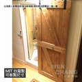 訂製品 穀倉門片 單面造型 實木門片 (無安裝、滑軌五金) CU020-J_5