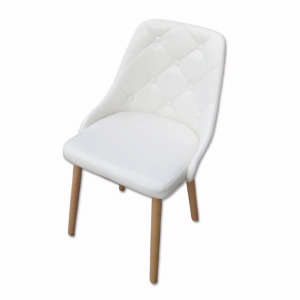 [出清] 韓版休閒 Osman 歐斯曼 實木菱格餐椅 CH047《特價》