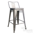 [庫存出清] Tolix H Stool 法國工業風 60cm 有背吧台椅 復刻版 ST002B_2