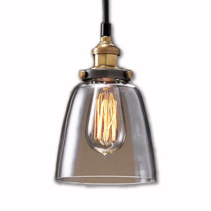 LOFT 工業風 玻璃鐵藝 鐘罩 吊燈 特價 LC-011 不附燈泡