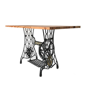 LOFT風 復古工業 裁縫車餐桌 方型餐桌 TB041