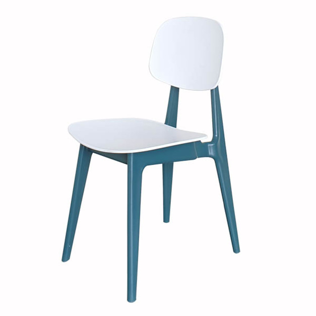 卡樂單 餐椅 撞色 塑料椅 餐椅 戶外椅 塑料材質 咖啡廳椅子 五色 CH093