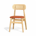 北歐風 餐椅 日式風格 田中 實木 藤編 餐椅 商空椅 CHR081_1