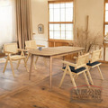 極簡風 愛羅 現代 簡約 全實木 餐桌 TBB033_2