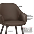 現代風 都會風格 雅痞貓抓皮餐椅 CHR097 咖啡 灰 雙色_2