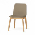 北歐風實木 卡羅 餐椅 咖啡皮｜水洗白 / 原木色 實木骨架｜現代簡約風格推薦 CHR099_2