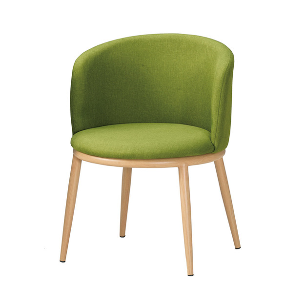 [特價] 復古風格 梅維斯 扶手 餐椅 爆裂皮 北歐風格棉麻布 三色 CH067