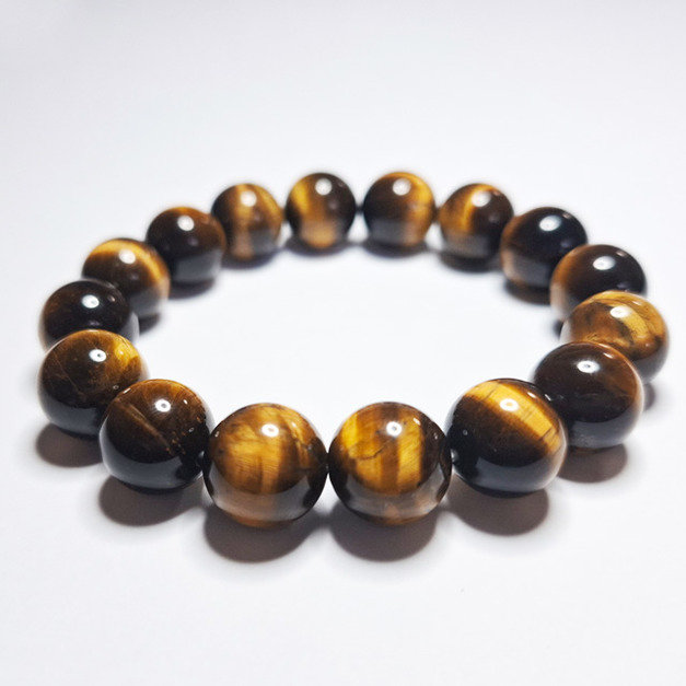 天然水晶 虎眼石手鍊 天然虎眼石 閃電虎眼石 WB005