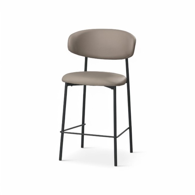 韋恩 吧台椅 黑鐵腳版 工業風 現代風 咖啡廳 吧檯椅 商空椅 STT041S 矮版