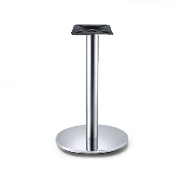 訂製品 不鏽鋼圓盤桌腳 TF007 商用空間首選｜穩重、耐用、可客製高度