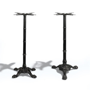 【高腳吧台專用】法式復古鑄鐵吧台腳｜高腳桌腳｜餐酒館吧台五金｜穩固加重底盤 TL002