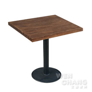 訂製品 紐西蘭松木圓柱腳桌 鋼刷仿回收木 A級木 CU013