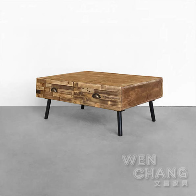 訂製品 仿舊復古 麥格文四抽茶几  CU059