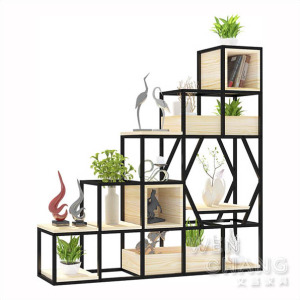 訂製品 LOFT 工業風 三角展示櫃 CU073