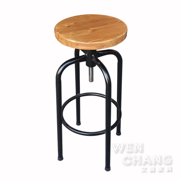 訂製品 LOFT 工業風 做舊 艾達旋轉椅 吧台椅 CU098-L 高板 台灣製造 MIT