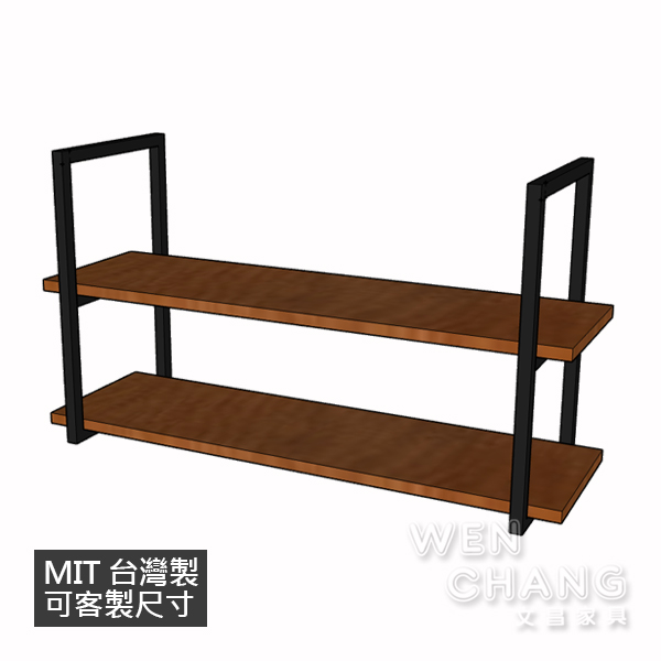 訂製品 LOFT 工業風 金屬實木吊架 吊櫃 長寬高可客製 MIT 台灣製 CU002 文昌家具