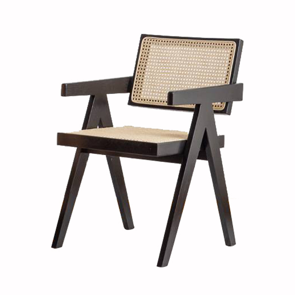 (特價) 侘寂風 北歐風 設計款 藤編網美椅 IG爆紅款 倒V椅 昌迪加爾餐椅 Chandigarh chair CH095