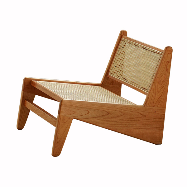 侘寂風 北歐風 設計款 藤編網美椅 IG爆紅款 倒V椅 昌迪加爾休閒椅 藤編沙發 Chandigarh Lounger chair SO035