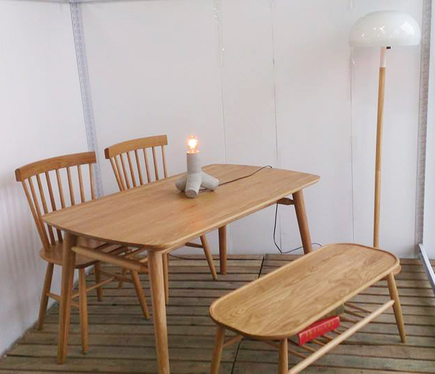 可收納雙層餐桌