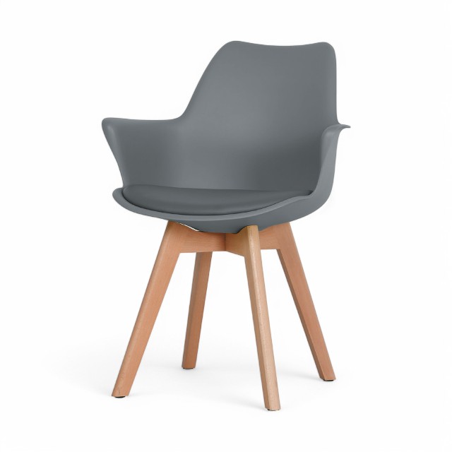 維娜 扶手休閒椅 餐椅 北歐極簡風 CHR086 五色