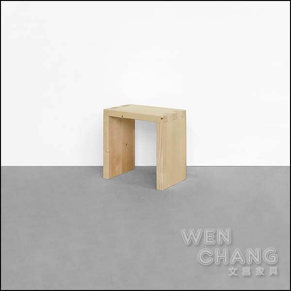 肯恩 Kane 實木矮凳 CUA003,無釘榫接工藝日式原木穿鞋椅