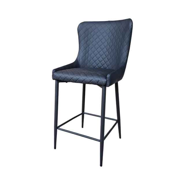 LOFT 工業復古 墨菲 菱格 皮 吧檯椅 吧台椅 中島椅 矮版 休閒椅 ST083