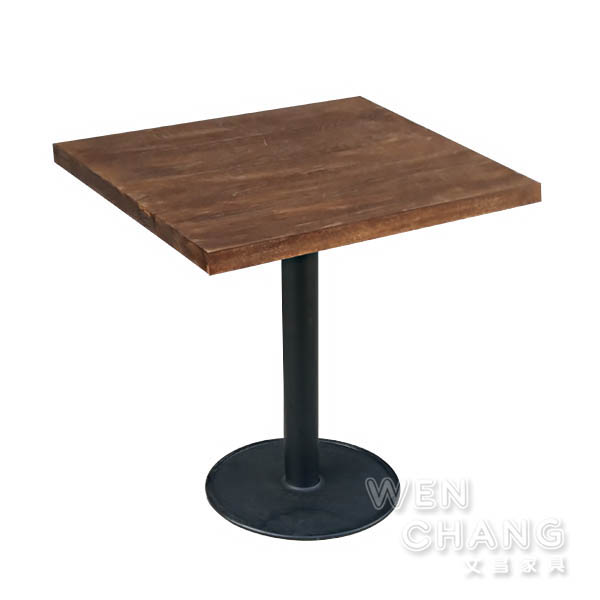 訂製品 紐西蘭松木圓柱腳桌 鋼刷仿回收木 A級木 CU013