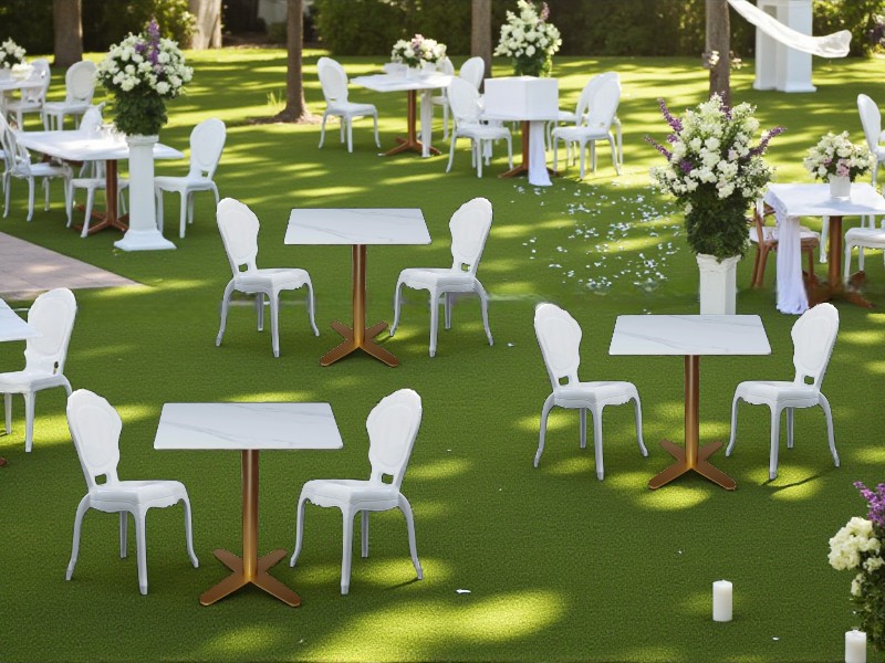 戶外婚禮場景桌椅搭配