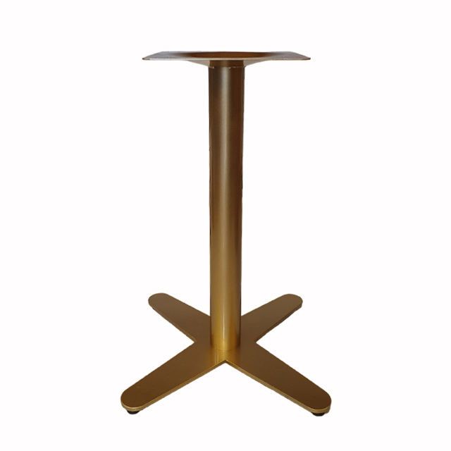 訂製品 厚8mm鐵板 花瓣造型桌腳 金色 餐桌腳 洽談 方盤腳 桌腳 商空桌腳 MIT訂製款