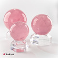 頂級星光粉水晶球(多尺寸) | 人緣桃花_2