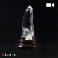 白水晶柱 高聳入雲頂端有金字塔幻影 | 高21cm | qu269