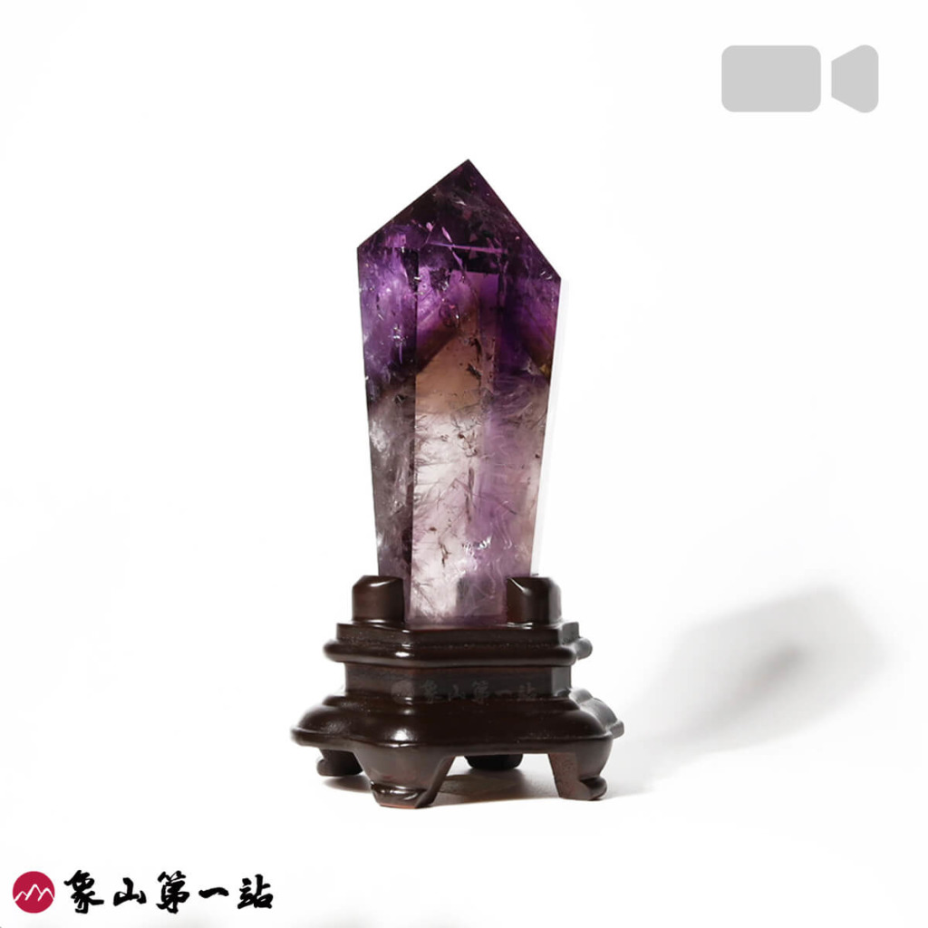 頂級紫水晶柱 高16 5cm 象山第一站 鹽燈水晶寶石 頂級紫水晶柱 高16 5cm 象山第一站 鹽燈水晶寶石