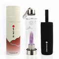 天然水晶能量水瓶 | 12種水晶款式齊全 | 鑑定師把關 台灣現貨(500ml)