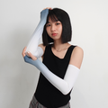 【MEGA COOUV】防曬涼感漸層無止滑手掌袖套 UV-F502 UV Gradient colors Women sleeves with palm_3