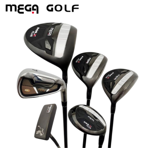 【MEGA GOLF】MAX PLUS 男用套桿組  3W1UT7I1PT 日規 附1.3.5.UT木桿套+球袋(男桿 高爾夫套桿組)