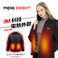 【MEGA COOHT】男女共款 美國3M科技電熱外套HT-M403 贈行動電源 (保暖防風防潑水 發熱外套)_3
