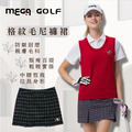 【MEGA GOLF】格紋毛呢百褶褲裙 HT-F-901_1