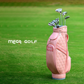 【MEGA GOLF】雪之櫻 女用高爾夫球袋 8.5吋 贈娃包 高爾夫球桿袋 高爾夫女袋_1