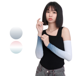 【MEGA COOUV】男女共款- 漸層一般款防曬涼感袖套 UV-M523 UV  Gradient colors Arm sleeves