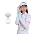 【MEGA COOUV】防曬涼感漸層無止滑手掌袖套 UV-F502 UV Gradient colors Women sleeves with palm