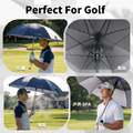 【MEGA GOLF】GREENSPA 涼風扇噴霧傘 | 防水馬達設計 | 晴雨傘 | 高爾夫球傘 | 大傘面 防潑水 防紫外線 | MEGA UEM2601_1