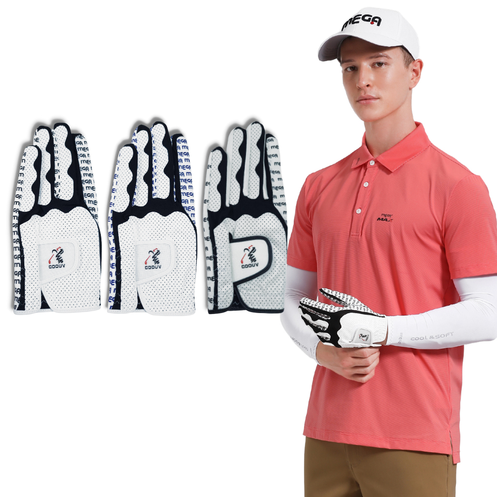 【MEGA GOLF】24G記憶超纖高爾夫手套-男款 MG-2014-24
