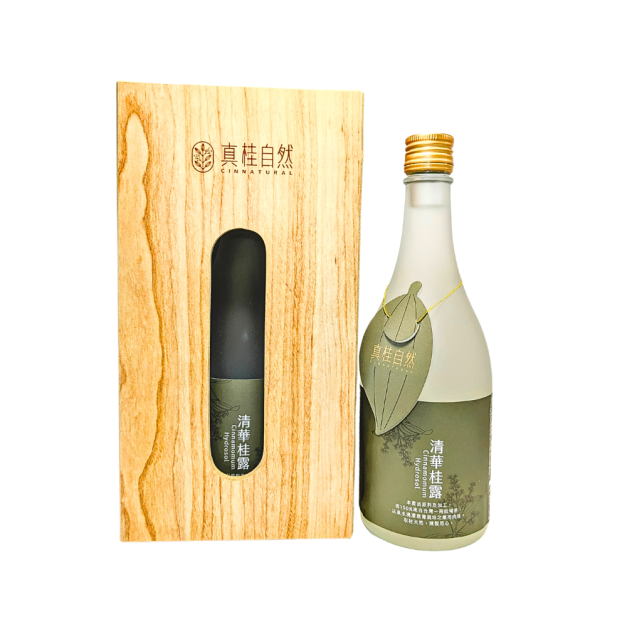 清華桂露500ml_肉桂純露_木製質感禮盒