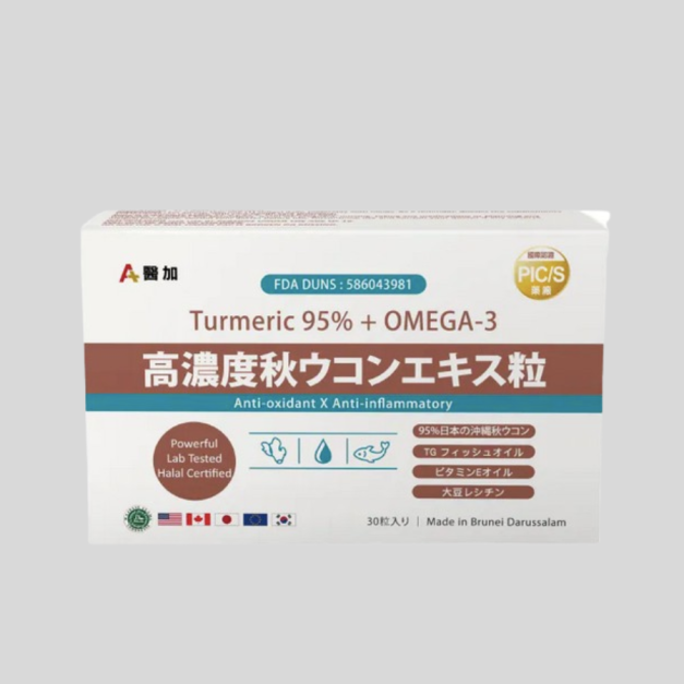 【醫加】金薑醇魚油+薑黃95%軟膠囊