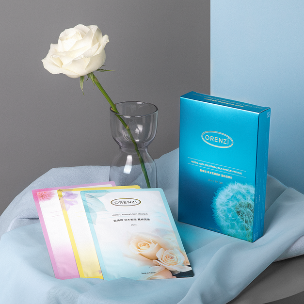 ◇草本緊緻逆齡蠶絲面膜組 2盒入