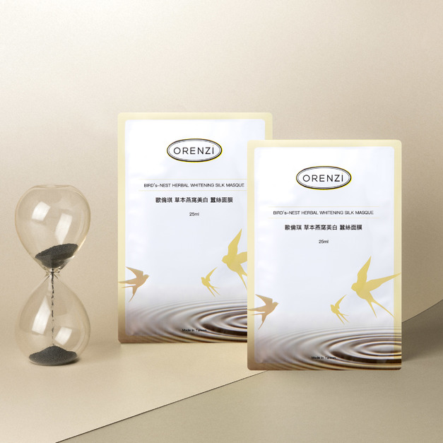 ☆草本燕窩蠶絲面膜 x 10片入
