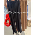 抽繩腰口袋涼薄寬褲_1